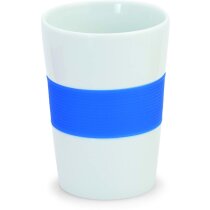 Vaso taza de cerámica con banda de silicona personalizada