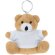 Llavero peluche Pickford con camiseta personalizable Marron