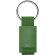 Llavero Nemoly de ABS reciclado con cinta de poliéster Verde