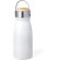 Botellas de acero inoxidable grabada con tapon a rosca 350ml Barns Blanco
