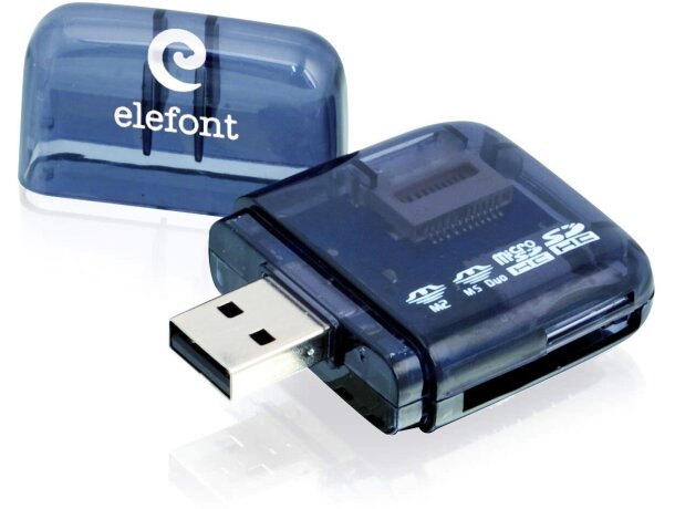 Lector usb merchandising de 4 tarjetas personalizado