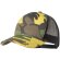 Gorras trucker camuflaje ajustable rPET 5 paneles cierre ajustable Camuflaje