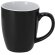 Taza cerámica Firanon 350ml con acabado brillante bicolor Negro