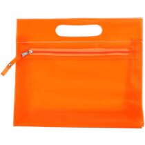 Neceser plano con cremallera grabado Neceser plano con cremallera grabado