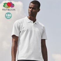 Polos de manga corta Original Fruit Of The Loom algodón piqué 175g/m2