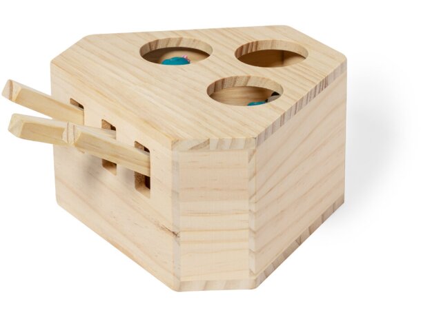 Juego interactivo de madera con palancas para mascotas Kesel detalle 8