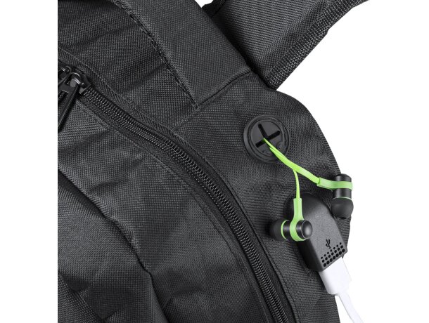 Mochila Halnok merchandising negro