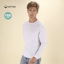 Camiseta blanca algodón adulto Plint 160 g/m²