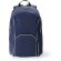 Mochila con contraste de ribetes personalizada azul marino