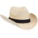 sombrero estilo tejano de poliester personalizado natural
