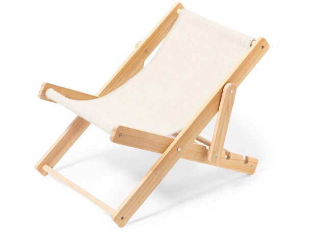 Silla mascotas Diny madera canvas plegable ajuste altura detalle 2