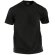 Camiseta básica de color 150 gr Negro