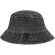 Gorros pescador transpirable de algodón Sirocon Negro