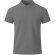 Polo adulto color Charles algodón ring spun piqué 180 g/m² Gris