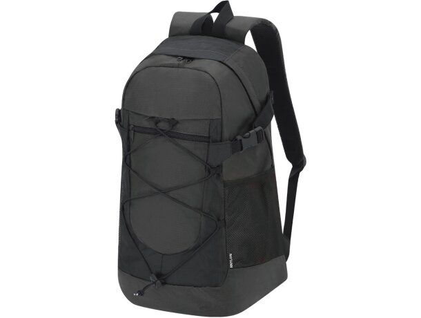 Mochila Zaroc nylon reciclado 210D ripstop con bolsillos detalle 2