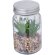 Planta decorativa Kyala cristal borosilicato con led detalle 3