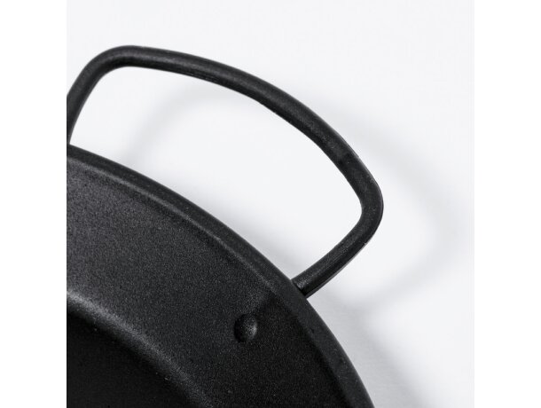 Plato Abanda negro polipropileno 15 cm para catering profesional detalle 5