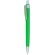 Bolígrafo con clip en diseño elegante personalizado verde