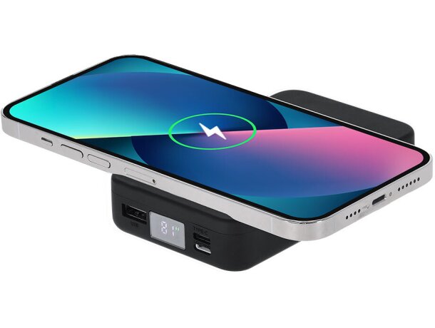 Power bank Granzax carga inalámbrica 15W magnética 10000 mAh detalle 7