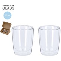 Set vasos Frilux cristal borosilicato doble pared