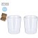 Set vasos Frilux cristal borosilicato doble pared