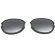Lentes color negra con montura de colores negra barato