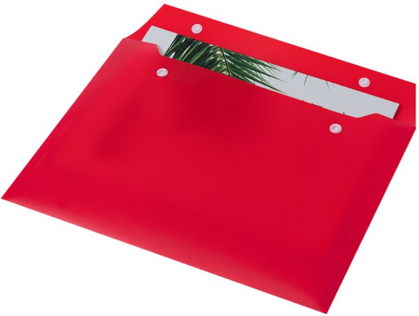 Portadocumentos Gynster en PP reciclado con cierre de botón detalle 3