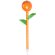 Bolígrafo con forma de fruta Naranja