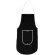 delantal de non woben plegable negro