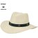 Sombrero Rusnak personalizada en paja trenzada natural blanca detalle 1
