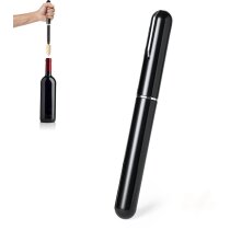 Greymuz sacacorchos con bomba de aire en ABS negro