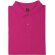Polo manga corta unisex algodón 180 gr fucsia