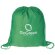 Mochila saco de gran capacidad con cuerdas Verde