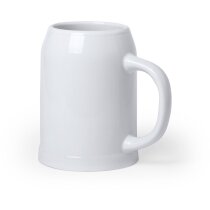 Jarra cervecera cerámica blanca 700 ml Tilton