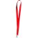 Lanyard con enganche metálico rojo