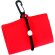 Bolsa plegable con mosquetón Persey rojo