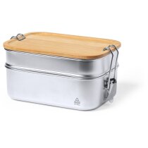 Fiambreras personalizadas acero y bambú Vickers