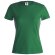 Camiseta Mujer Color keya 150 gr verde