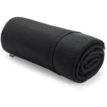 Manta polar Kayla RPET con funda color beige