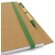 Libreta de cartón ecológico con goma personalizado