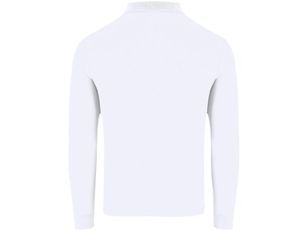 Polo adulto blanco Charlot detalle 3