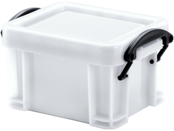 Caja multiusos con asas laterales personalizada blanca Caja multiusos con asas laterales personalizada blanca