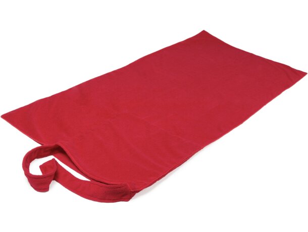 Bolsa con toalla roja Bolsa con toalla roja