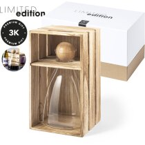 Decantador para regalo con detalles en madera