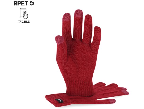 Guante táctil Brolyn de poliéster reciclado RPET detalle 1