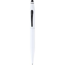 Bolígrafo puntero con almohadilla para tablet personalizado blanco Bolígrafo puntero con almohadilla para tablet personalizado blanco