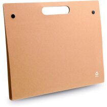 Carpeta de cartón con cierre de botón