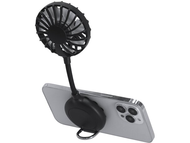Ventilador portátil Kelanor con giro 360° y soporte móvil detalle 4