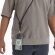 Lanyard soporte smartphone Zaret con mosquetón giratorio detalle 5