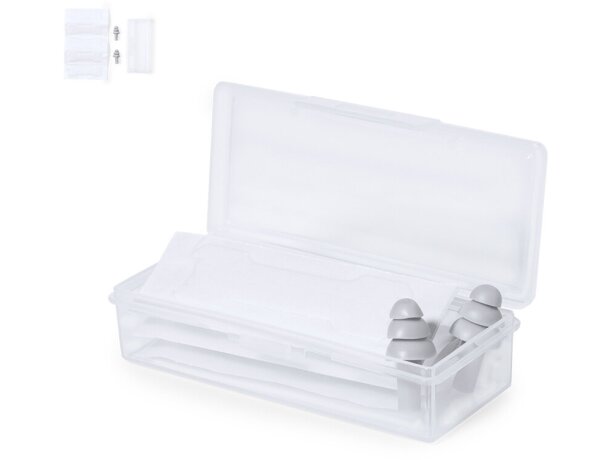 Set de tapones barato para oido y tiras nasales Vitok detalle 1